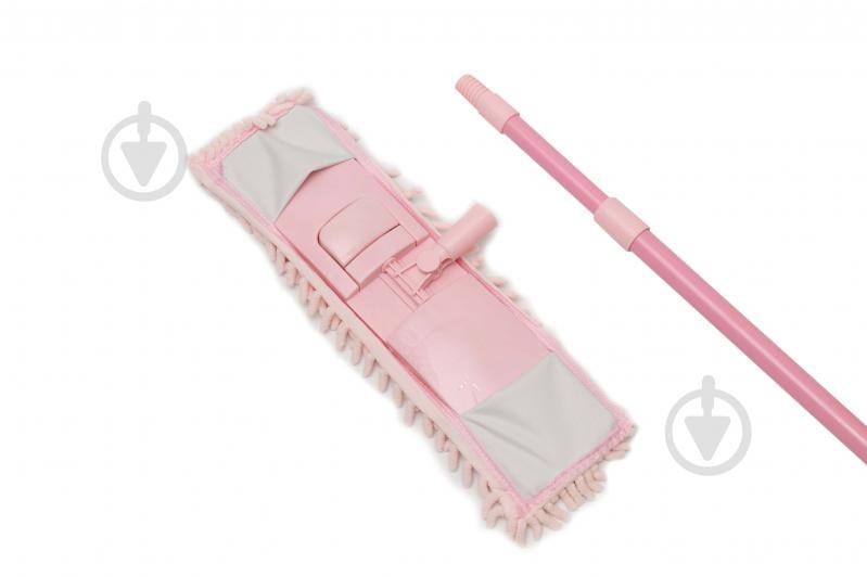 Швабра для пола Kornel KL-138 40 см розовый - фото 2