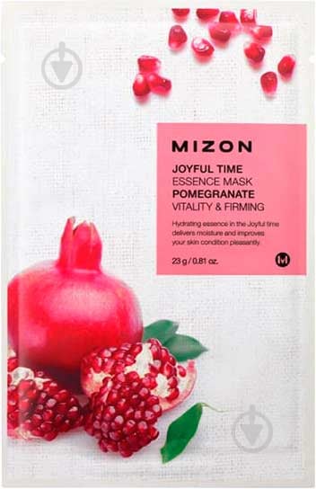 Маска для обличчя MIZON Тканинна з екстрактом граната 23 г 1 шт. - фото 1