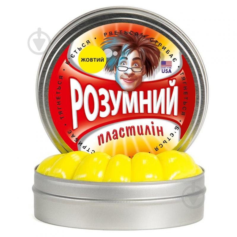 Умный пластилин Thinking Putty Желтый - фото 1
