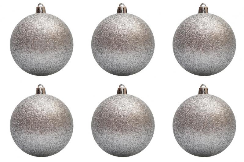Набор елочных шаров Девилон 251215 d80 мм 6 шт./уп. - фото 2