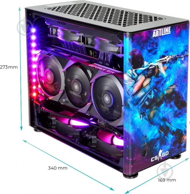 Компьютер Artline Overlord (DRAGONv29) black/blue - фото 14