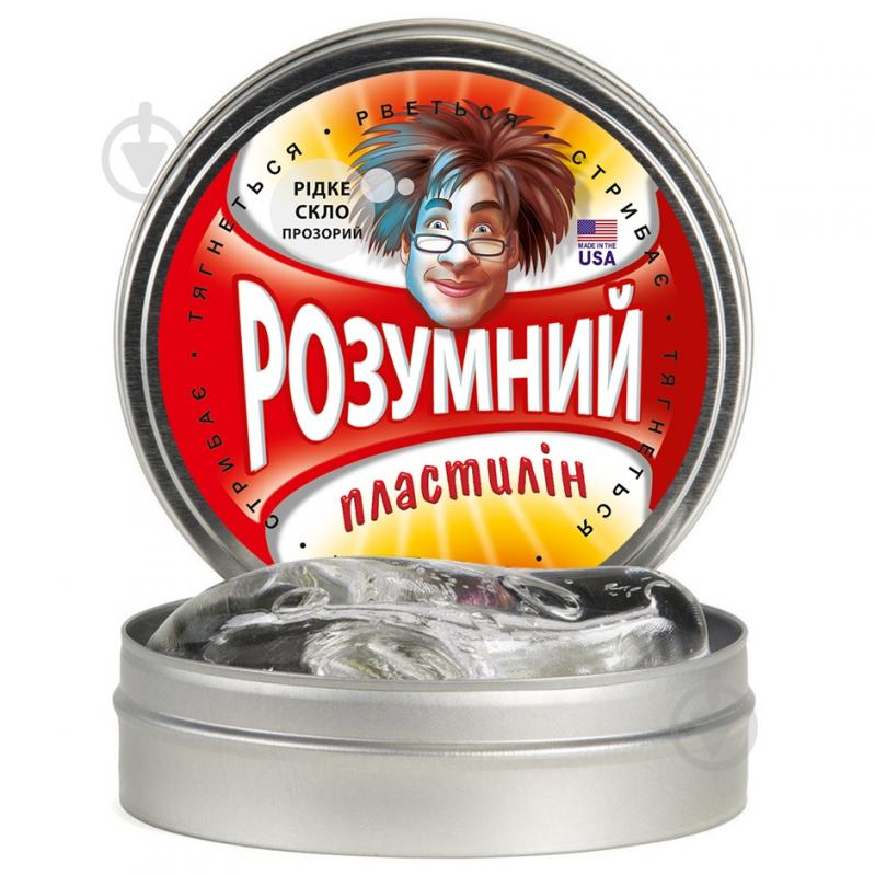 Умный пластилин Thinking Putty Жидкое стекло - фото 1