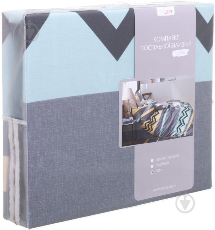 Комплект постельного белья Касабланка 2 серый с рисунком Homeline - фото 4 Комплект постельного белья Касабланка 2 серый с рисунком Homeline - фото 4