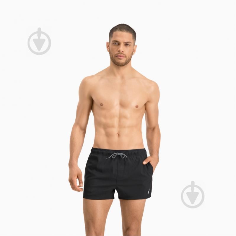 Шорты Puma SWIM MEN SHORT LENGTH S 90765807 р. S черный - фото 1