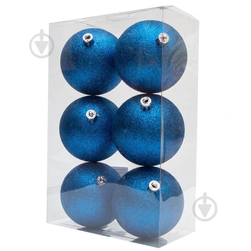 Набор елочных шаров Девилон 251246 d80 мм 6 шт./уп. - фото 1 Набор елочных шаров Девилон 251246 d80 мм 6 шт./уп. - фото 1