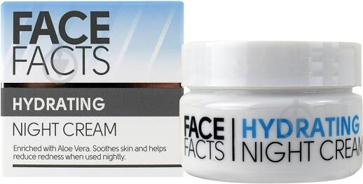 Крем для обличчя нічний Face Facts Hydrating 50 мл - фото 1