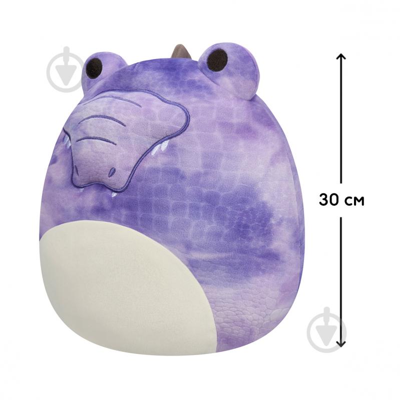 М'яка іграшка SQUISHMALLOWS Крокодил Дав 30 см мульті SQCR04147 - фото 2