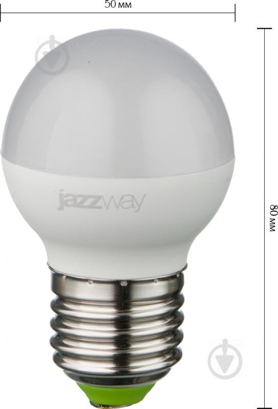 Лампа светодиодная Jazzway PLED-SP 9 Вт G45 матовая E27 220 В 3000 К 2859631 - фото 3