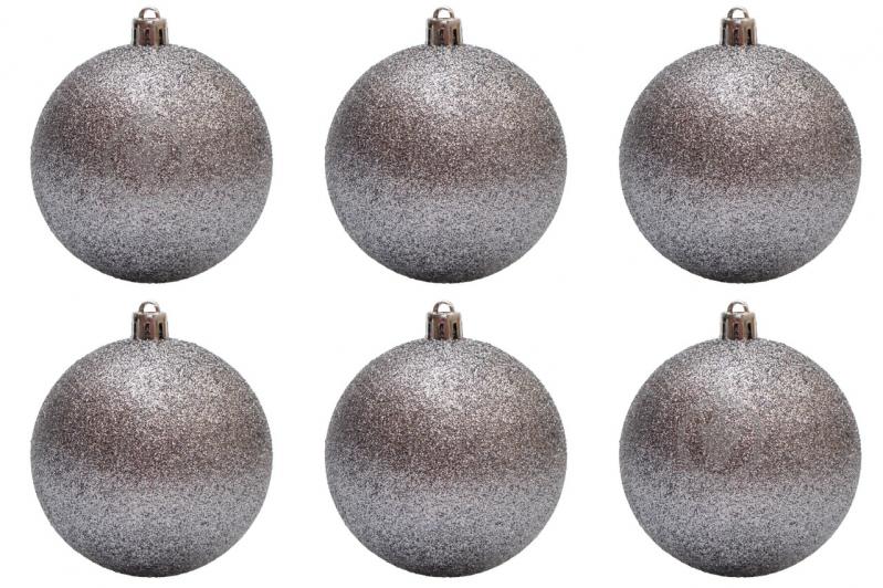 Набор елочных шаров Девилон 251307 d80 мм 6 шт./уп. - фото 2
