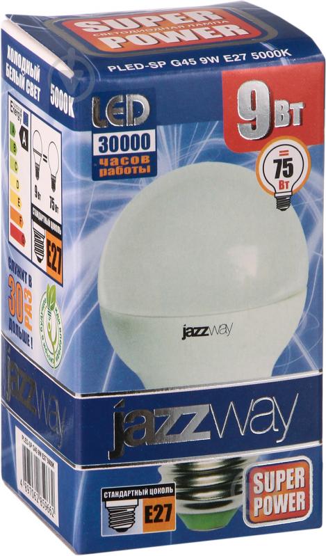 Лампа светодиодная Jazzway PLED-SP 9 Вт G45 матовая E27 220 В 5000 К 2859662 - фото 2