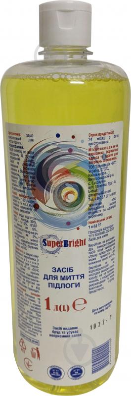 Засіб для миття підлоги SuperBright 1 л - фото 1