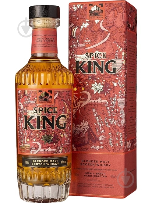Віскі Spice King Blended Malt Scotch Whisky 0,7 л - фото 1 Віскі Spice King Blended Malt Scotch Whisky 0,7 л - фото 1