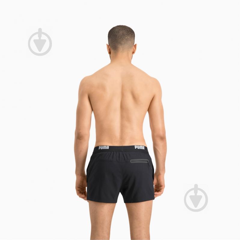 Шорти Puma SWIM MEN LOGO SHORT LEN 90765903 р. L чорний - фото 4