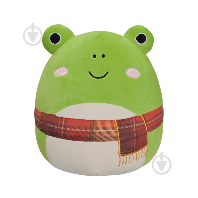 М'яка іграшка SQUISHMALLOWS Жабка Венді у шарфі 30 см мульті SQCR04157 - фото 1