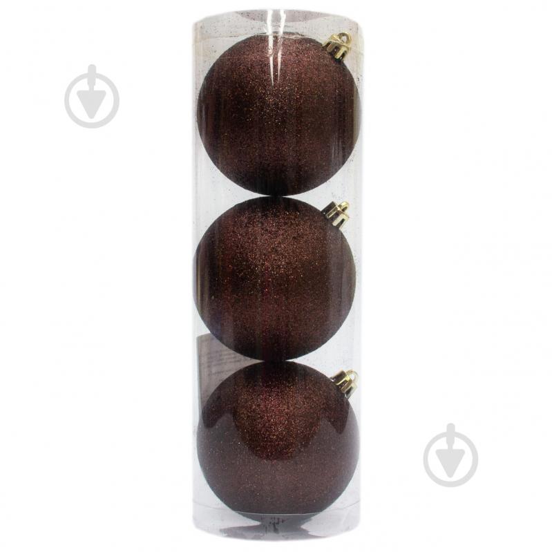 Набор елочных шаров Девилон 251390 d80 мм 3 шт./уп. - фото 2 Набор елочных шаров Девилон 251390 d80 мм 3 шт./уп. - фото 2