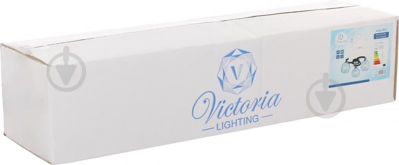 Люстра стельова Victoria Lighting 3xE27 чорний хром Anita/PL3 - фото 3