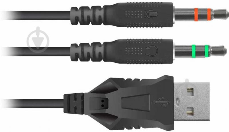 Навушники Defender Apex black/red (64525) - фото 4