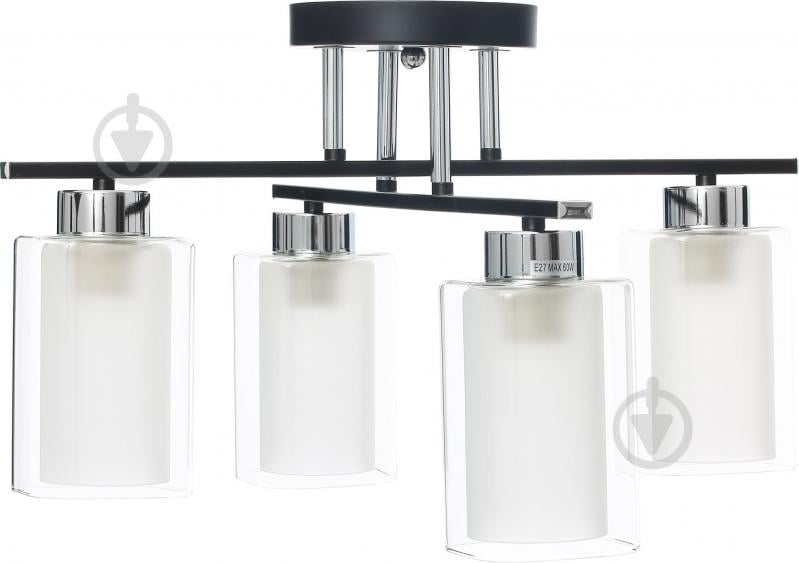 Люстра стельова Victoria Lighting 4xE27 хром/венге Eliseo/PL4 - фото 2 Люстра стельова Victoria Lighting 4xE27 хром/венге Eliseo/PL4 - фото 2