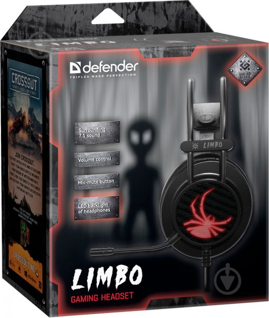 Гарнитура Defender Limbo black (64560) - фото 7 Гарнитура Defender Limbo black (64560) - фото 7