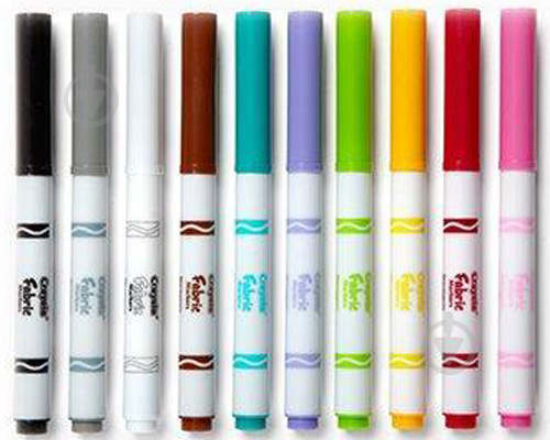 Набор фломастеров Crayola для рисования на ткани - фото 2