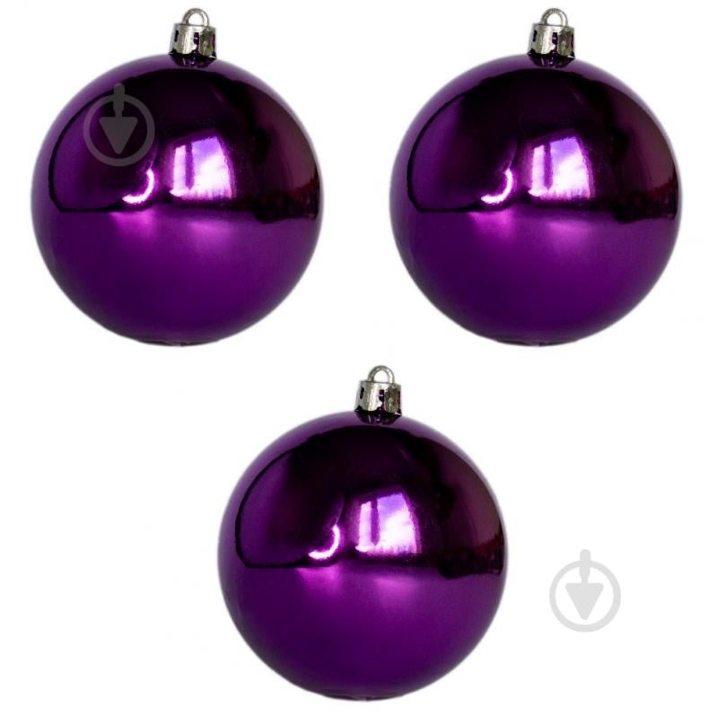 Набор елочных шаров Девилон 251451 d80 мм 3 шт./уп. - фото 1 Набор елочных шаров Девилон 251451 d80 мм 3 шт./уп. - фото 1