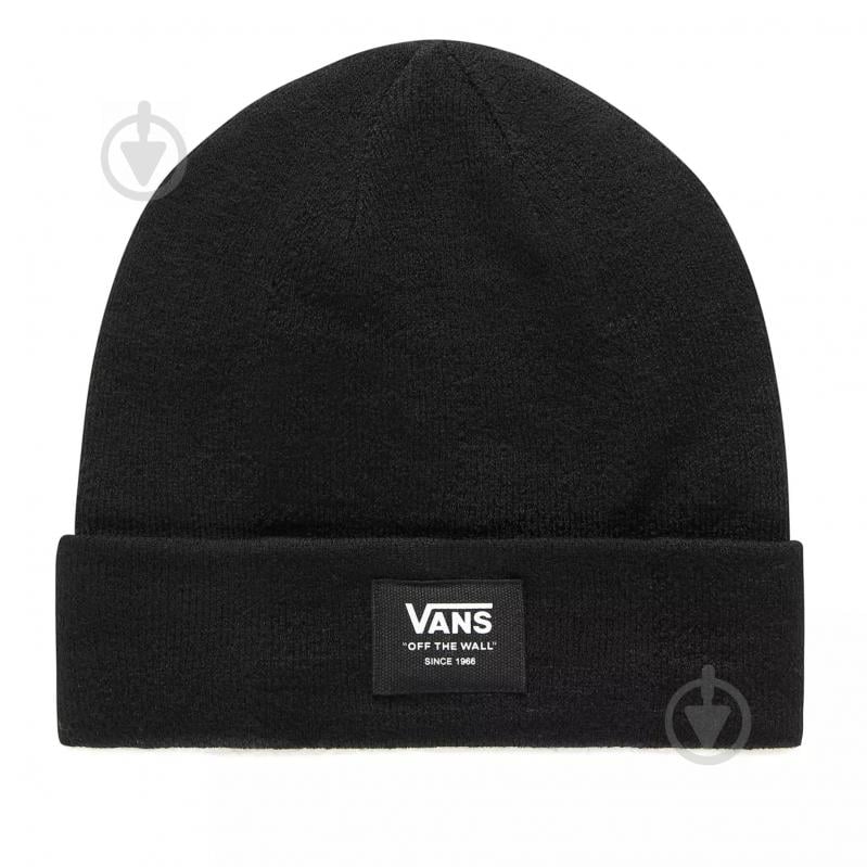 Шапка Vans Mn Mte Cuff Beanie Black, One Size VA3HJ9BLK р.one size черный - фото 1