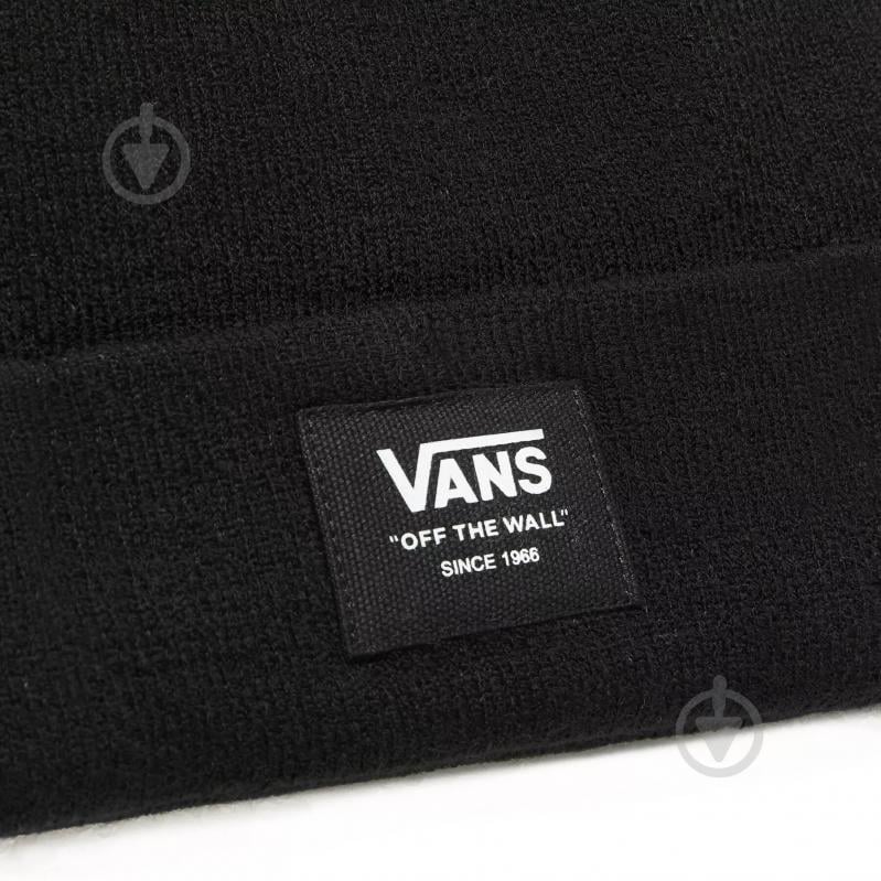 Шапка Vans Mn Mte Cuff Beanie Black, One Size VA3HJ9BLK р.one size черный - фото 2