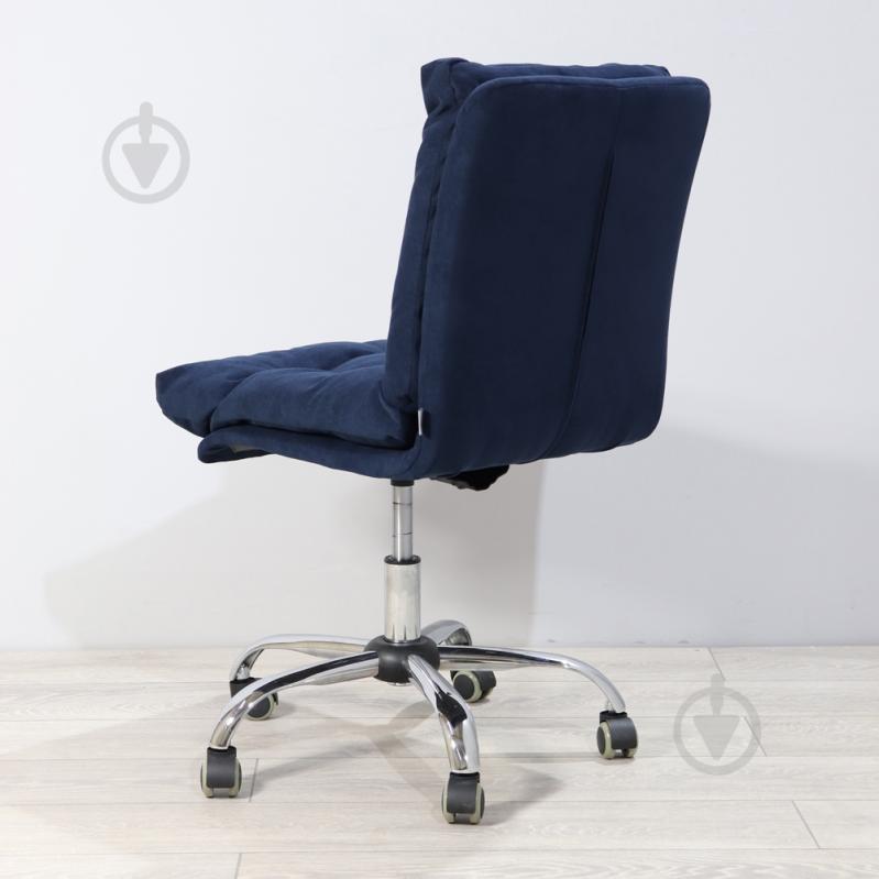 Кресло игровое Richman Анна Ролл Хром Симпл 53 синий - фото 5