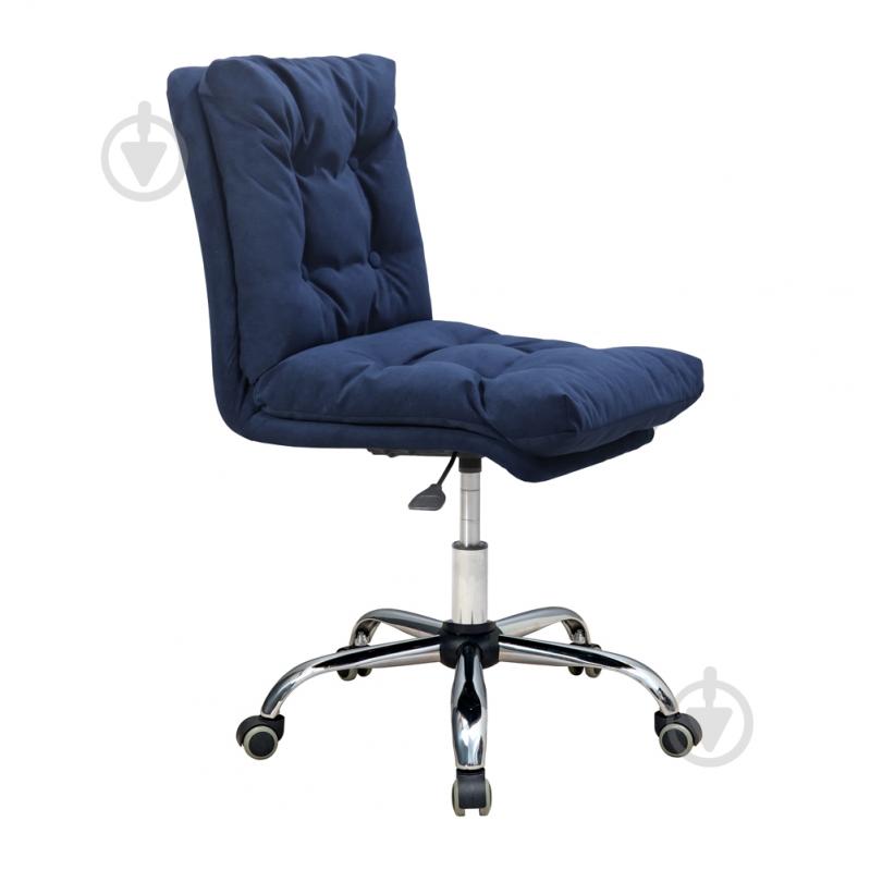 Кресло игровое Richman Анна Ролл Хром Симпл 53 синий - фото 2