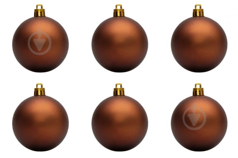 Набор елочных шаров Девилон 251529 d60 мм 6 шт./уп. - фото 2 Набор елочных шаров Девилон 251529 d60 мм 6 шт./уп. - фото 2