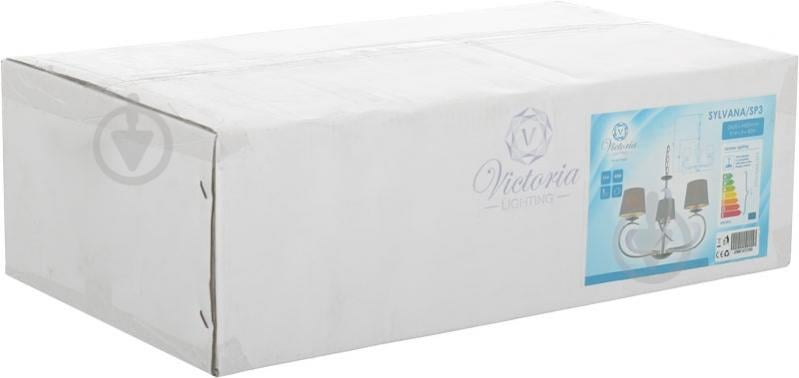 Люстра подвесная Victoria Lighting 3xE14 хром/серебро Sylvana/SP3 - фото 3 Люстра подвесная Victoria Lighting 3xE14 хром/серебро Sylvana/SP3 - фото 3