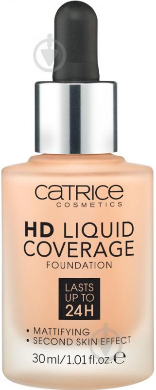 Тональна основа Catrice HD Liquid Coverage Foundation №030 Sand Beige 30 мл - фото 1