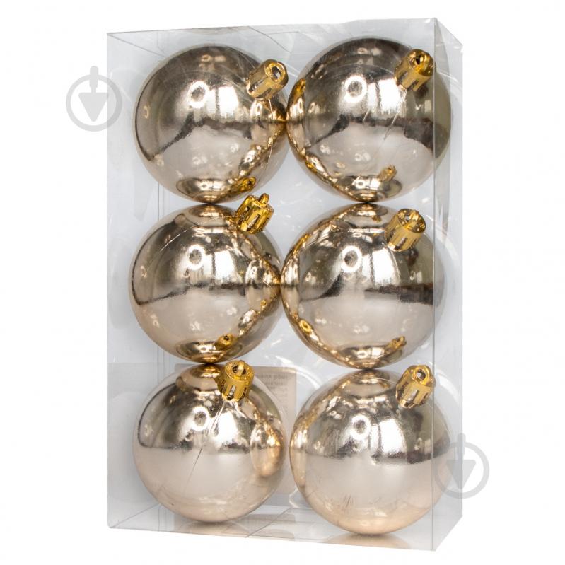 Набор елочных шаров Девилон 251543 d60 мм 6 шт./уп. - фото 1 Набор елочных шаров Девилон 251543 d60 мм 6 шт./уп. - фото 1