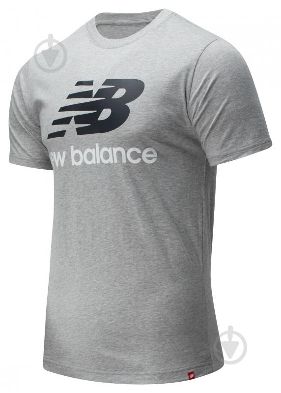 Футболка New Balance MT01575AG р.M серый - фото 1