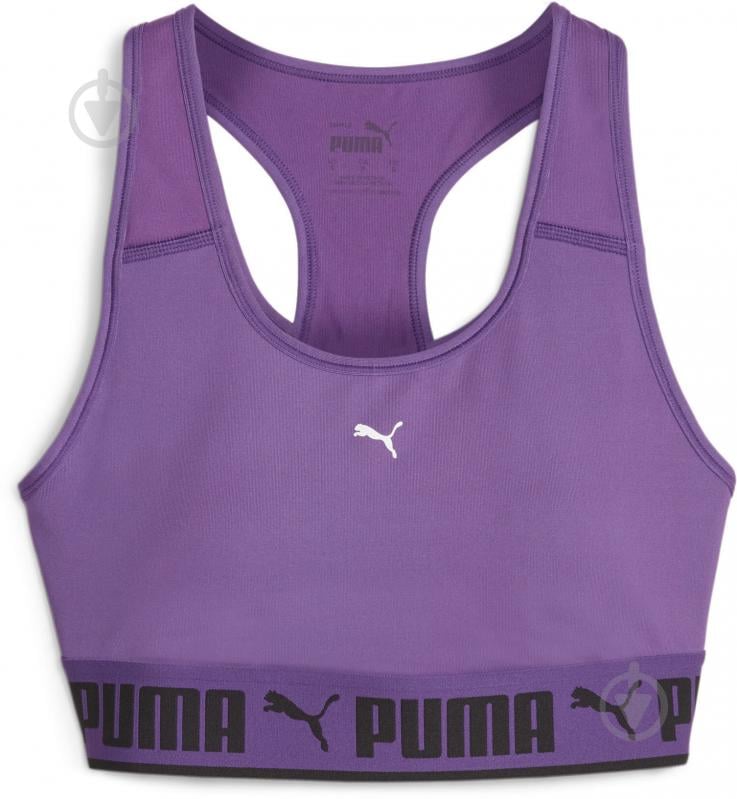 Бра Puma MID IMPACT PUMA STRONG BRA PM 52159929 р.XS фиолетовый - фото 1