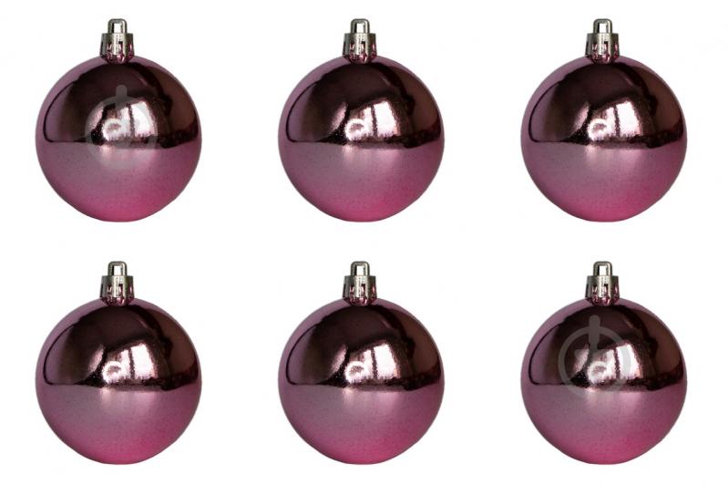 Набор елочных шаров Девилон 251574 d60 мм 6 шт./уп. - фото 2
