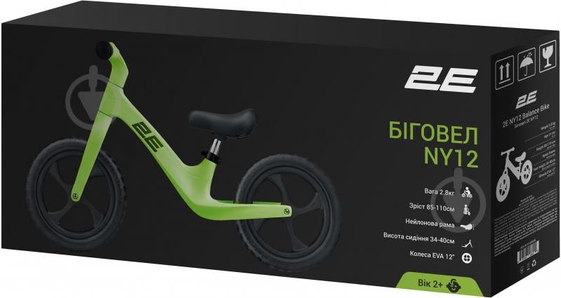 Беговел 2E салатовый ZCY-NY12-GREEN - фото 10