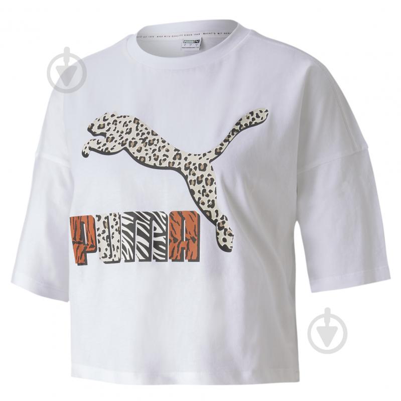 Футболка Puma Classics Loose Fit Tee 59772652 р.M белый - фото 1