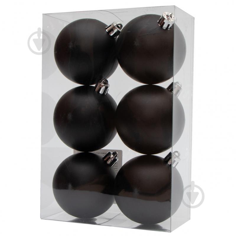 Набор елочных шаров Девилон 251611 d60 мм 6 шт./уп. - фото 1