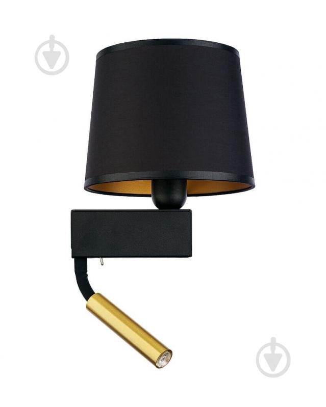 Бра Nowodvorski Chillin 1x40 Вт E27 черный 8213 - фото 1