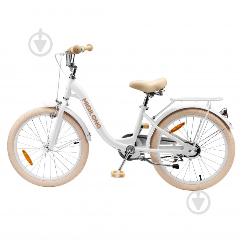 Велосипед детский Miqilong белый RBB-LS20-PEARL - фото 5 Велосипед детский Miqilong белый RBB-LS20-PEARL - фото 5