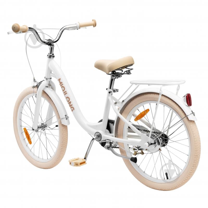 Велосипед детский Miqilong белый RBB-LS20-PEARL - фото 6 Велосипед детский Miqilong белый RBB-LS20-PEARL - фото 6
