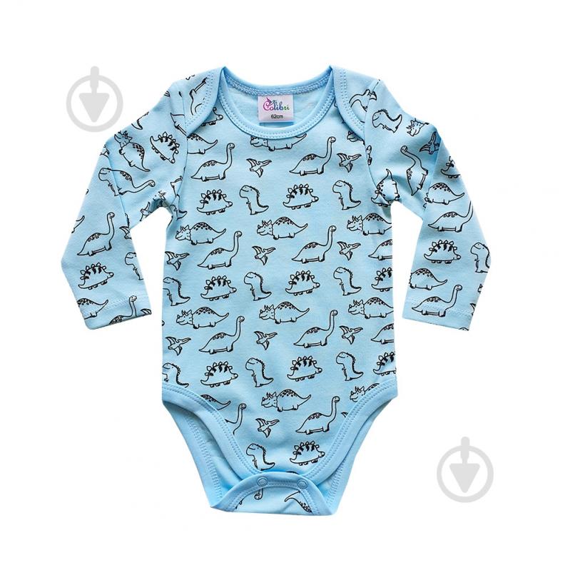 Боди детское для мальчика Colibri р.80 голубой B3077 - фото 1