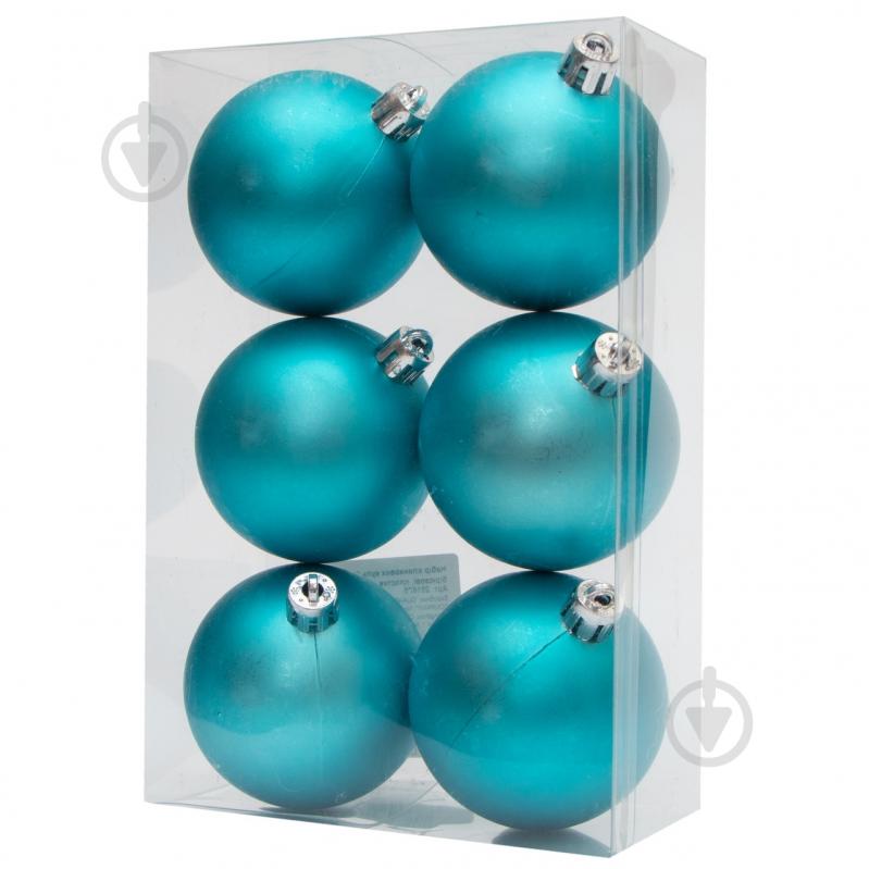 Набор елочных шаров Девилон 251635 d60 мм 6 шт./уп. - фото 1
