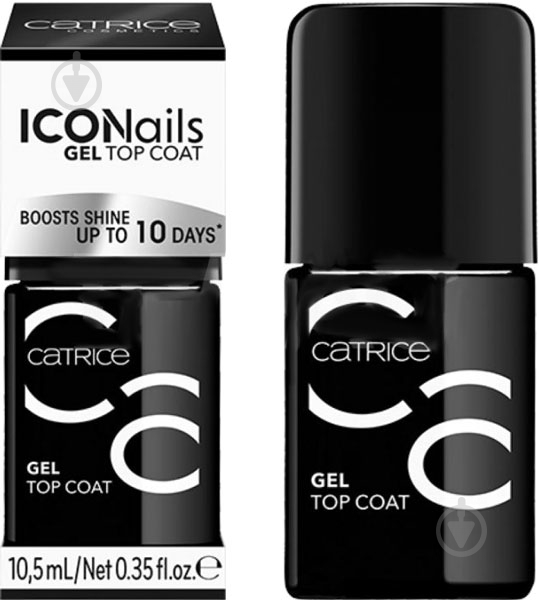 Гель-лак для ногтей Catrice ICONails Gel Top Coat 10,5 мл - фото 1