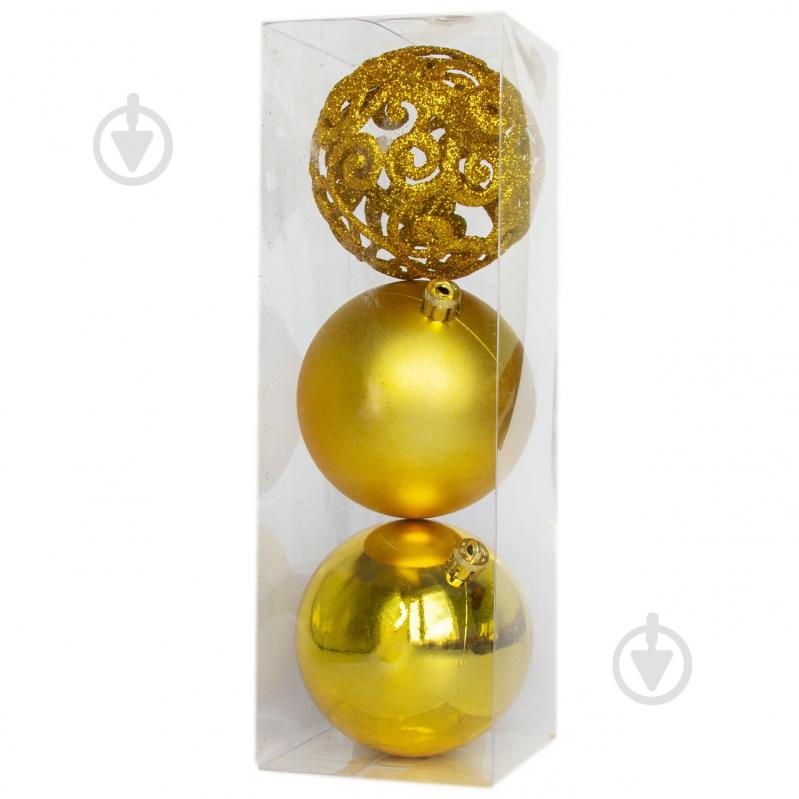 Набор елочных шаров Девилон 251659 d80 мм 3 шт./уп. - фото 2 Набор елочных шаров Девилон 251659 d80 мм 3 шт./уп. - фото 2