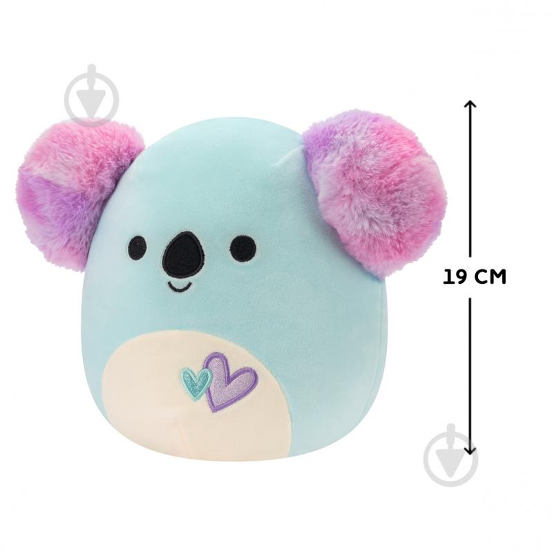 М'яка іграшка SQUISHMALLOWS Друзі Коали (2 шт.) 19 см різнокольоровий SQVA00844 - фото 4