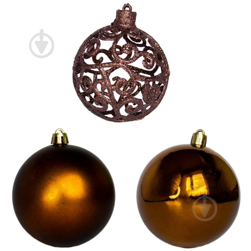 Набор елочных шаров Девилон 251680 d80 мм 3 шт./уп. - фото 1 Набор елочных шаров Девилон 251680 d80 мм 3 шт./уп. - фото 1