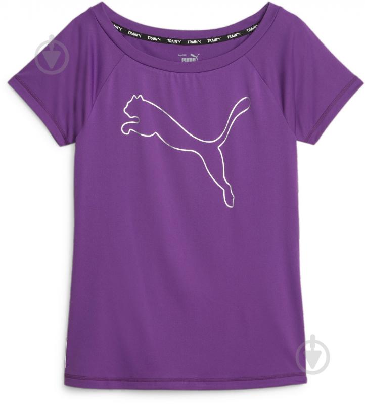 Футболка Puma TRAIN FAVORITE JERSEY CAT TEE 52242030 р.M фиолетовый - фото 1 Футболка Puma TRAIN FAVORITE JERSEY CAT TEE 52242030 р.M фиолетовый - фото 1