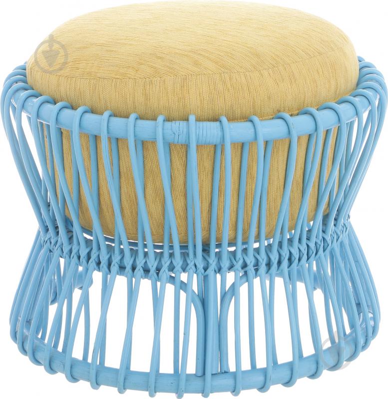 Пуф Cruzo PAD голубой - фото 1 Пуф Cruzo PAD голубой - фото 1